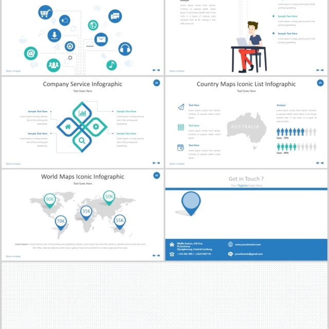 项目计划时刻安排图表PPT素材模板Burn  Powerpoint Template