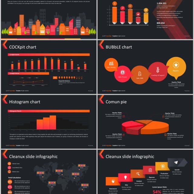 深色商务通用PPT模板版式设计可视化信息图表Cleanux Powerpoint Template 深色商务通用PPT模板版式设计可视化信息图表Cleanux Powerpoint Template