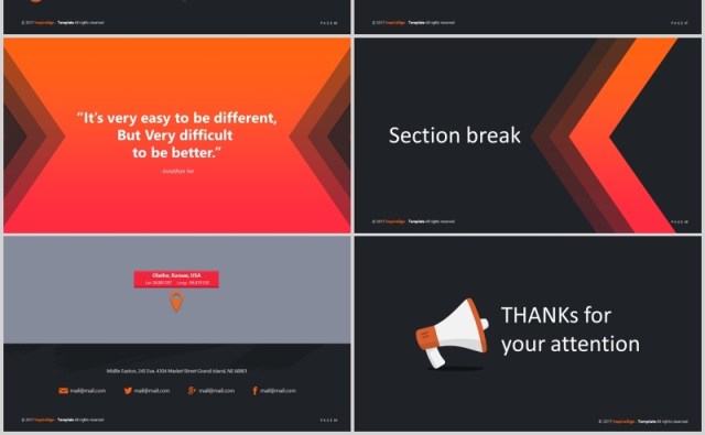 深色商务通用PPT模板版式设计可视化信息图表Cleanux Powerpoint Template 深色商务通用PPT模板版式设计可视化信息图表Cleanux Powerpoint Template