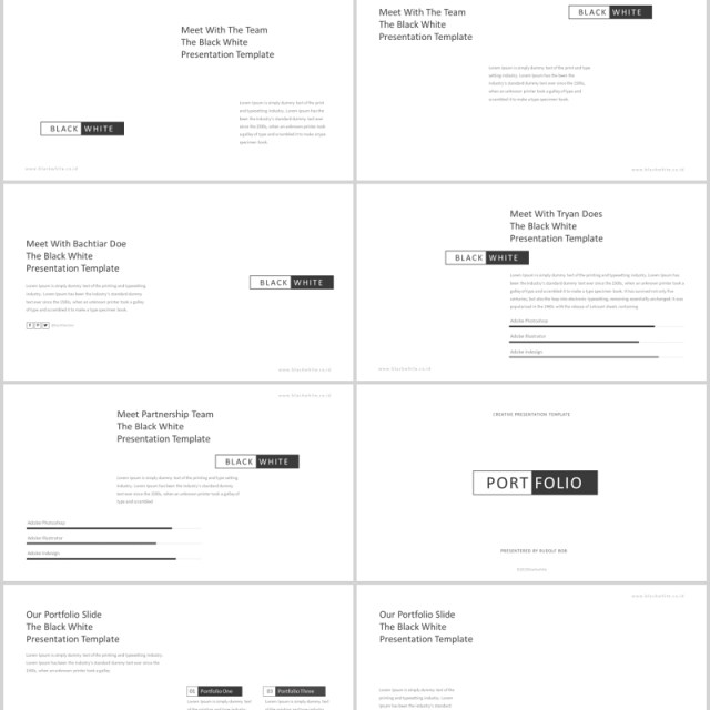 黑白简洁公司简介产品介绍工作汇报PPT模板版式设计图文排版Black and White Powerpoint Template 黑白简洁公司简介产品介绍工作汇报PPT模板版式设计图文排版Black and White Powerpoint Template