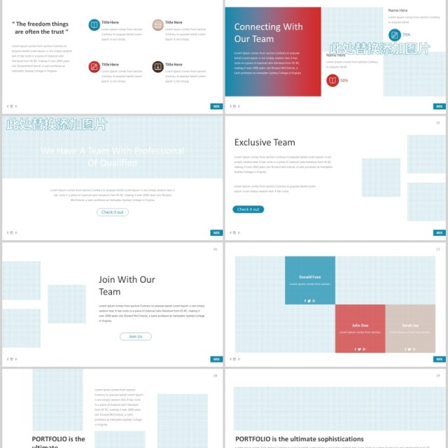 商务图文排版设计PPT图表素材模板Mix Powerpoint Template 商务图文排版设计PPT图表素材模板Mix Powerpoint Template