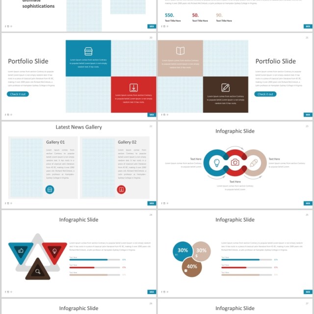 商务图文排版设计PPT图表素材模板Mix Powerpoint Template 商务图文排版设计PPT图表素材模板Mix Powerpoint Template