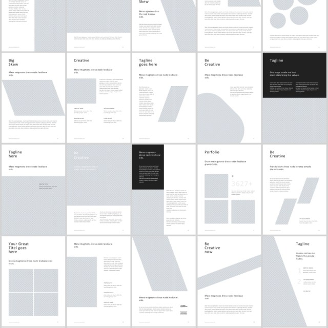 A4竖版PPT模板图片排版BE A4 Vertical Powerpoint Template 30 Photos