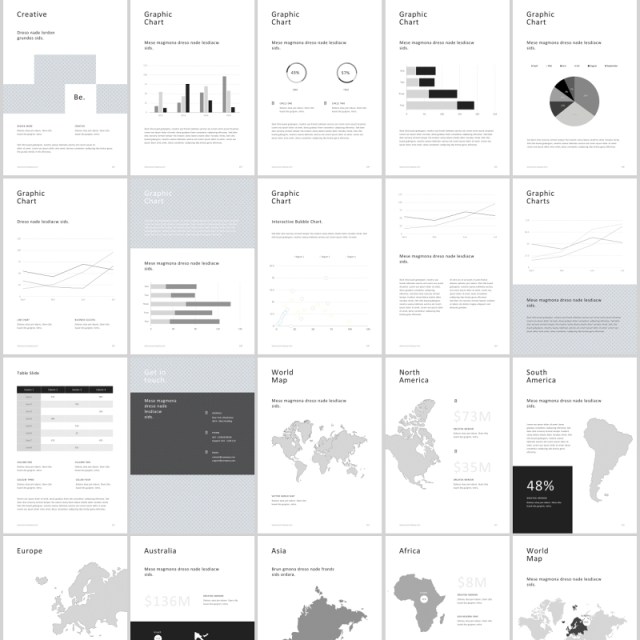 A4竖版PPT模板图片排版BE A4 Vertical Powerpoint Template 30 Photos