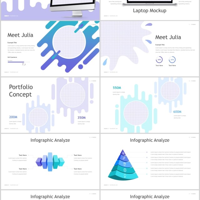 竞聘求职工作简历PPT模板创意展示Deslizar Powerpoint Template