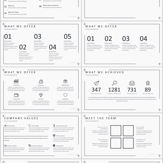 时尚高端图文排版PPT模板版式设计Suave Powerpoint Template 时尚高端图文排版PPT模板版式设计Suave Powerpoint Template