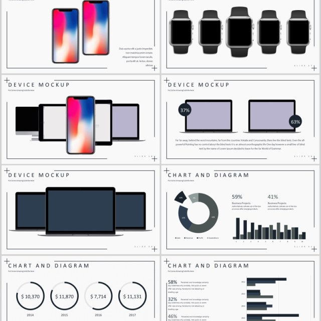 时尚高端图文排版PPT模板版式设计Suave Powerpoint Template