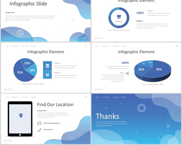 创意高端项目计划书PPT模板图片版式设计Minstrell Powerpoint Template