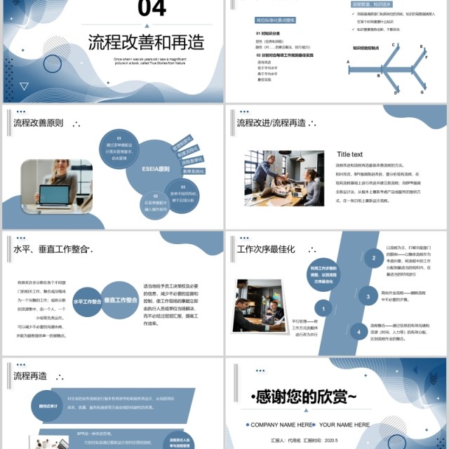 简约简洁公司流程管理培训PPT模板 简约简洁公司流程管理培训PPT模板