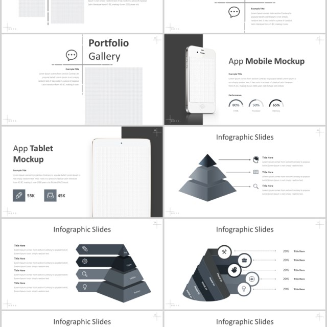 高端时尚公司产品项目介绍PPT模板版式设计Nord Powerpoint Template