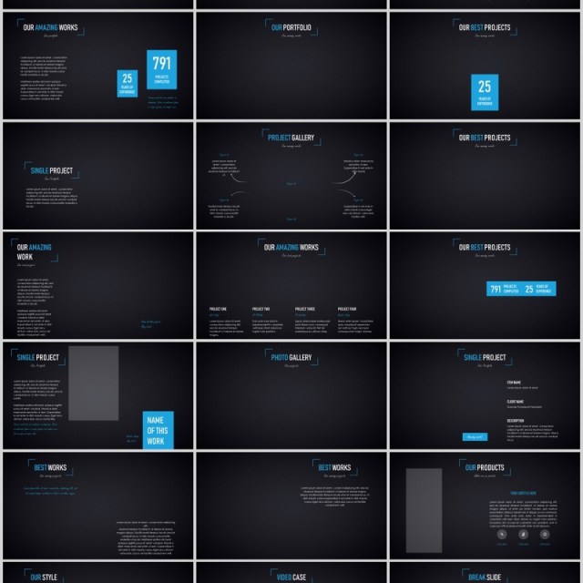多功能深浅两套PPT演示模板手机电脑模型Duende dark Light Powerpoint template 多功能深浅两套PPT演示模板手机电脑模型Duende dark Light Powerpoint template