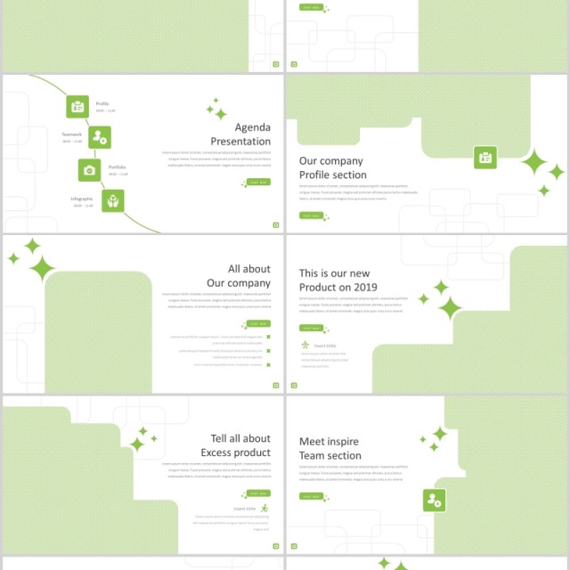 实用的绿色多功能PPT模板版式图片展示Greaty Powerpoint Template 实用的绿色多功能PPT模板版式图片展示Greaty Powerpoint Template