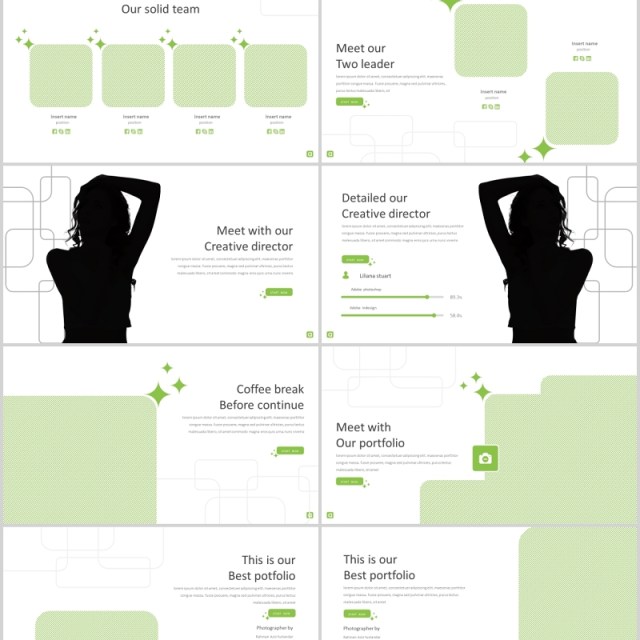 实用的绿色多功能PPT模板版式图片展示Greaty Powerpoint Template 实用的绿色多功能PPT模板版式图片展示Greaty Powerpoint Template