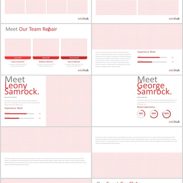 汽车工作介绍项目策划PPT模板版式设计Automaxx Powerpoint Template 汽车工作介绍项目策划PPT模板版式设计Automaxx Powerpoint Template