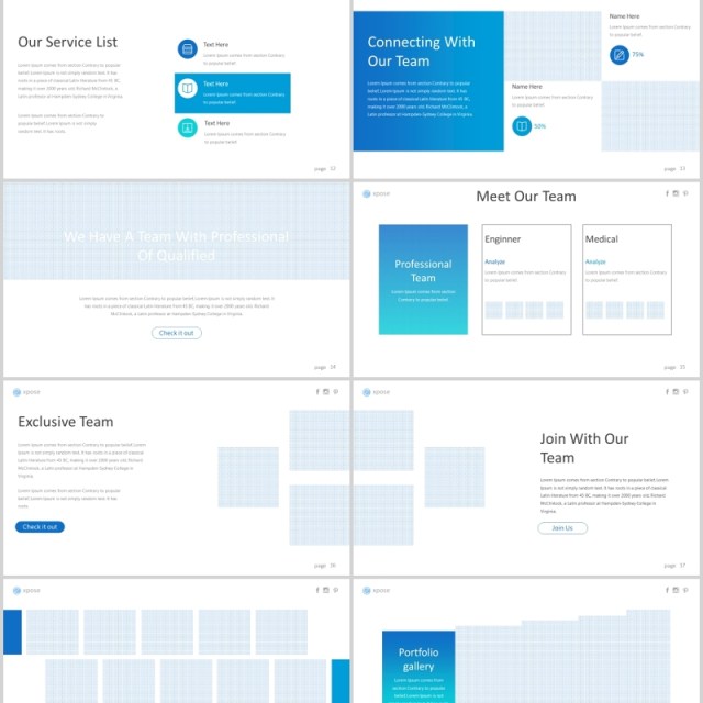 创意图表图片版式ppt排版设计Exposed Powerpoint Template 创意图表图片版式ppt排版设计Exposed Powerpoint Template
