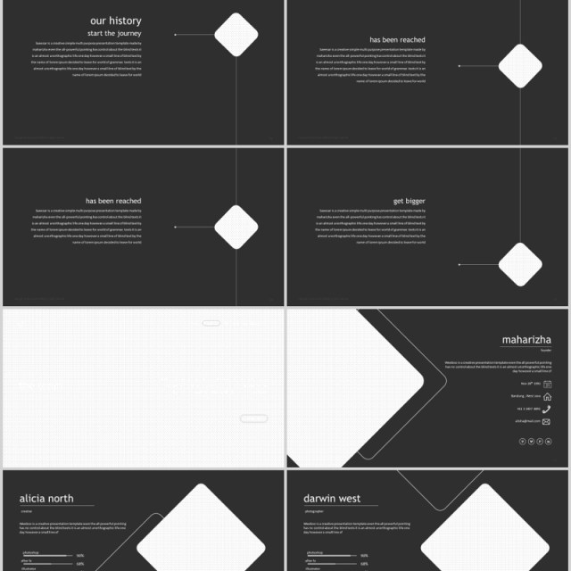 深色图片占位符PPT模板排版版式设计幻灯片演示Weeboo Powerpoint Template 深色图片占位符PPT模板排版版式设计幻灯片演示Weeboo Powerpoint Template
