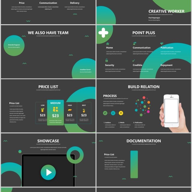 商业计划书PPT模板版式设计Circa Powerpoint Template 商业计划书PPT模板版式设计Circa Powerpoint Template