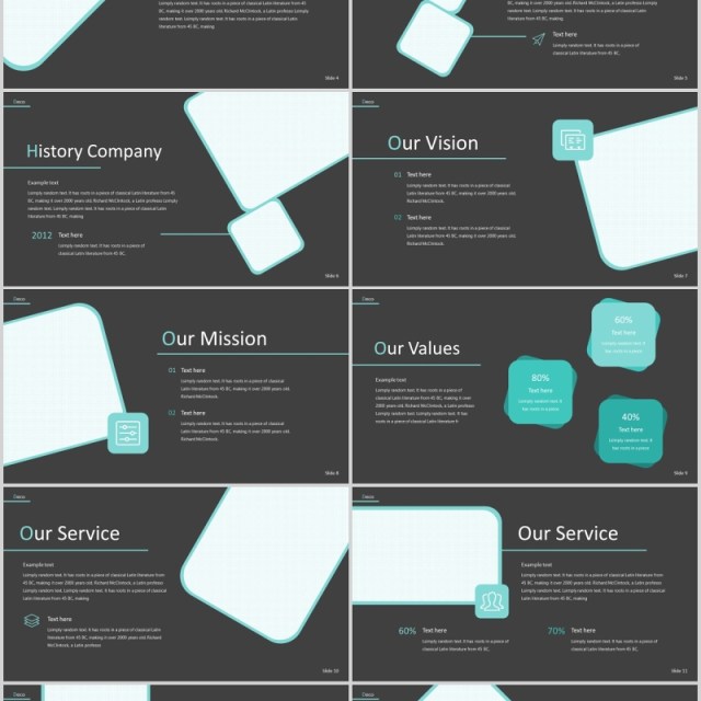 深色工作商务图片排版PPT模板版式设计Deco Powerpoint Template 深色工作商务图片排版PPT模板版式设计Deco Powerpoint Template