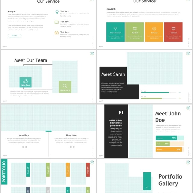 商务图文排版可视化图表PPT素材模板Mala - Powerpoint Template 商务图文排版可视化图表PPT素材模板Mala - Powerpoint Template