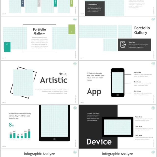 商务图文排版可视化图表PPT素材模板Mala - Powerpoint Template