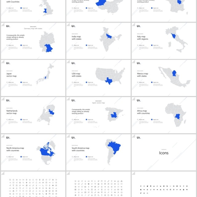 深浅双排版PPT图片模板BUILD PowerPoint Presentation Template (Light)