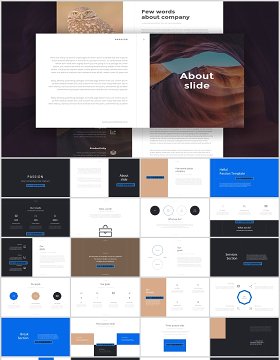 图片排版设计PPT演讲模板KEY模板Passion PowerPoint Template Keynote Template