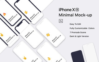iPhone苹果 Xr最小实体模型iPhone Xr Minimal Mock-up